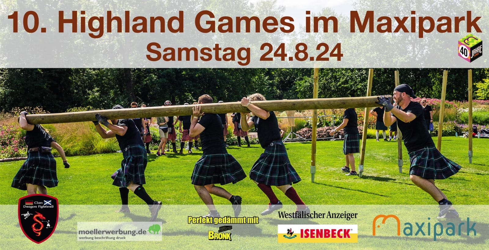Hamm - Highland Games im Maximilianpark Hamm mit Team Events nach DHGV